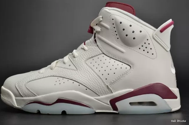650 Comfortable 6 Jordan 384664-116 Maroon Retro 0822